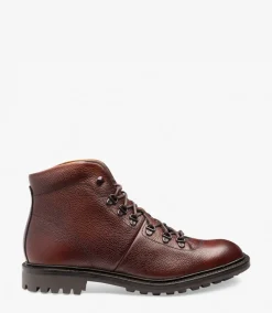 Loake Country Shoes|Made in England*Hiker Oxblood Grain