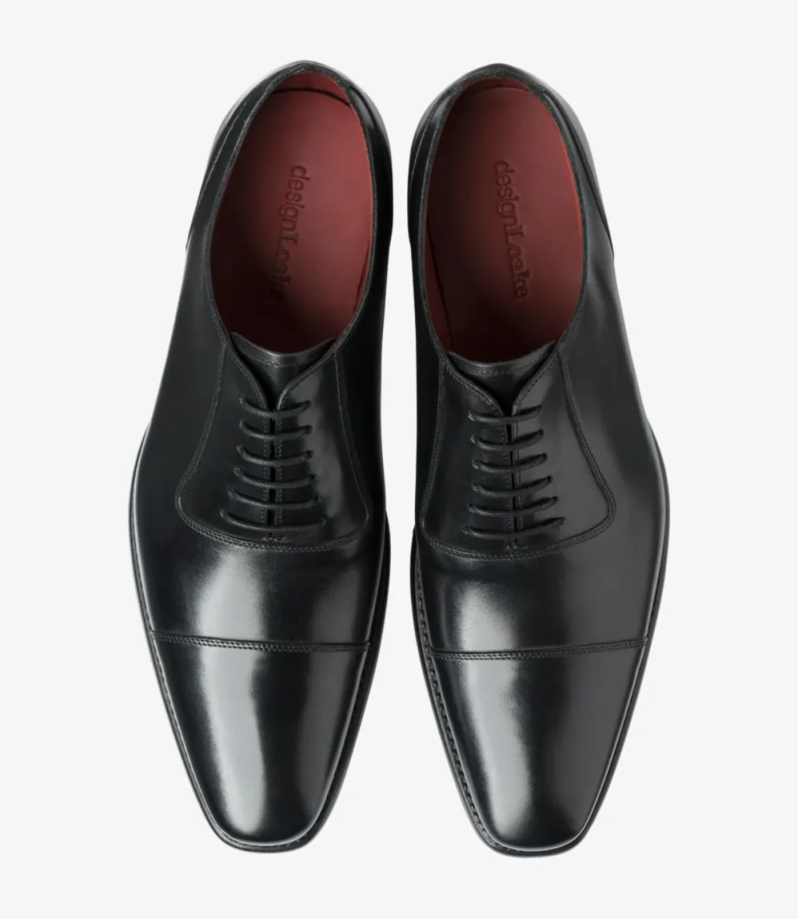 Loake Goodyear Welted Shoes|Toe Caps*Larch Black